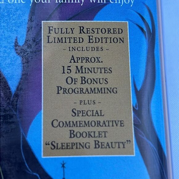 Walt Disney Masterpiece Sleeping Beauty VHS Limited Edition Movie Cartoon - Picture 10 of 11